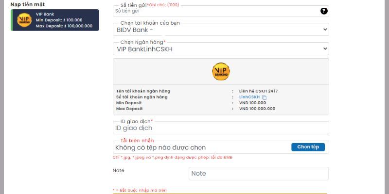 Thời gian xử lý lệnh nạp tiền tại DF999 rất nhanh